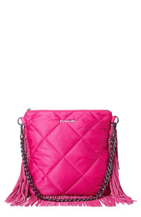 Madison Fringe Quilted Crossbody Bag