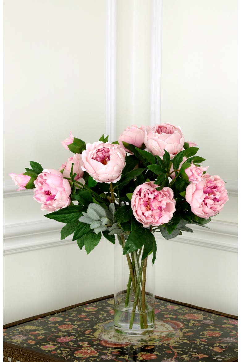 Luscious Peony Vase, Alternate, color, Pink