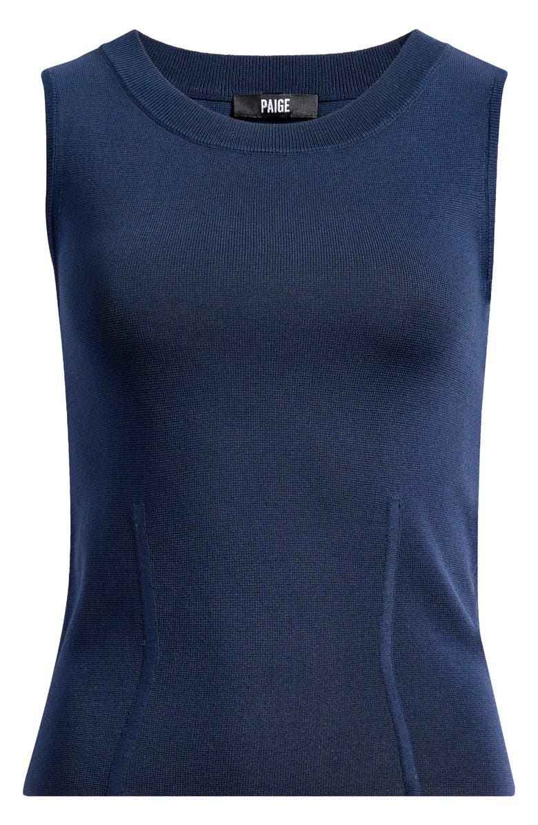 PAIGE Diane Sweater Tank, Alternate, color, Dark Ink Blue