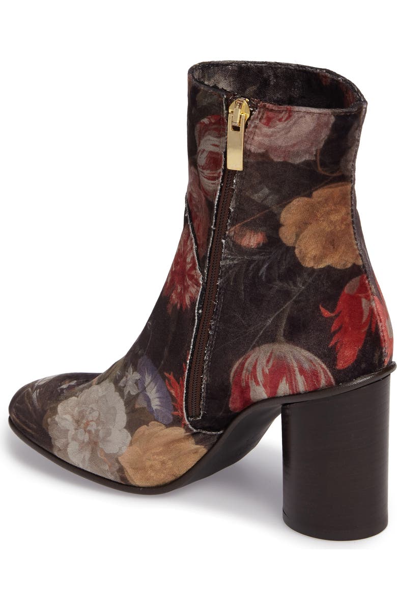 Sheridan Mia Lilly Velvet Floral Bootie, Alternate, color,
