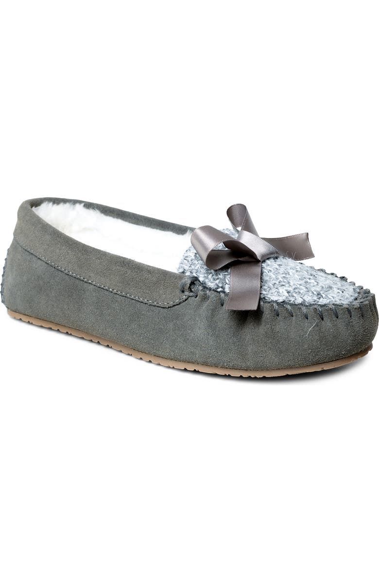 Minnetonka Cosi Faux Shearling Slipper, Main, color,