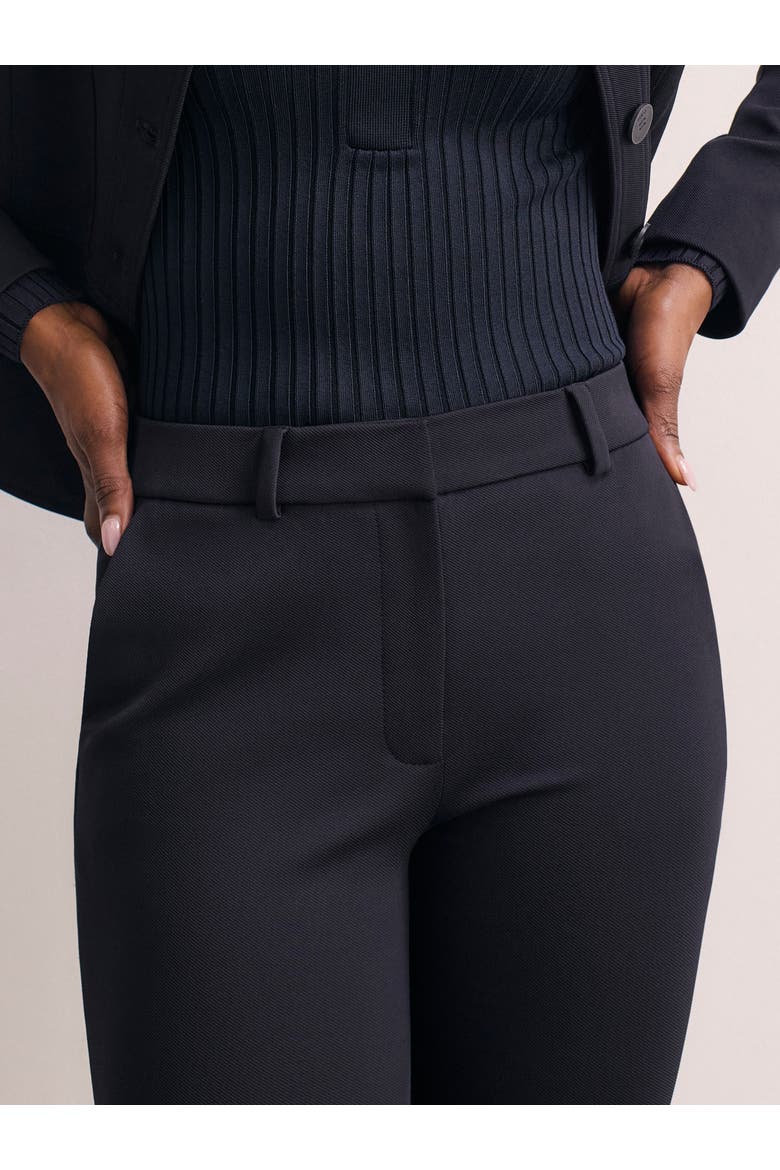 Hatfield 4-Way Stretch Slim Trousers, Alternate, color, Navy