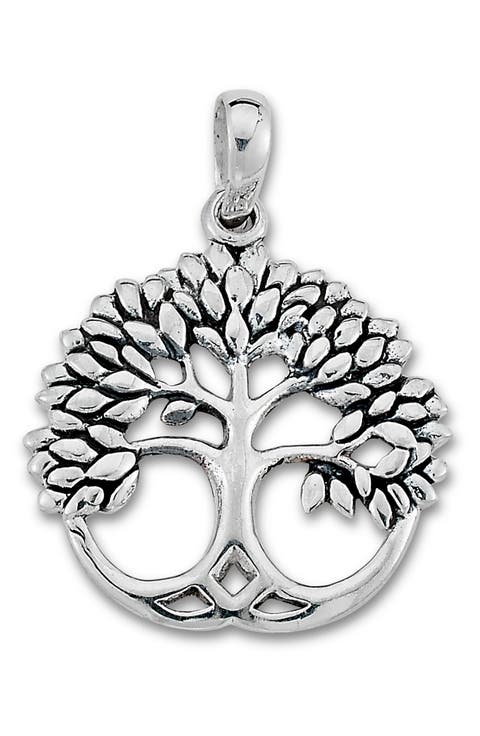 Sterling Silver Tree Of Life Pendant