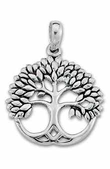 SAMUEL B. Sterling Silver Tree Of Life Pendant