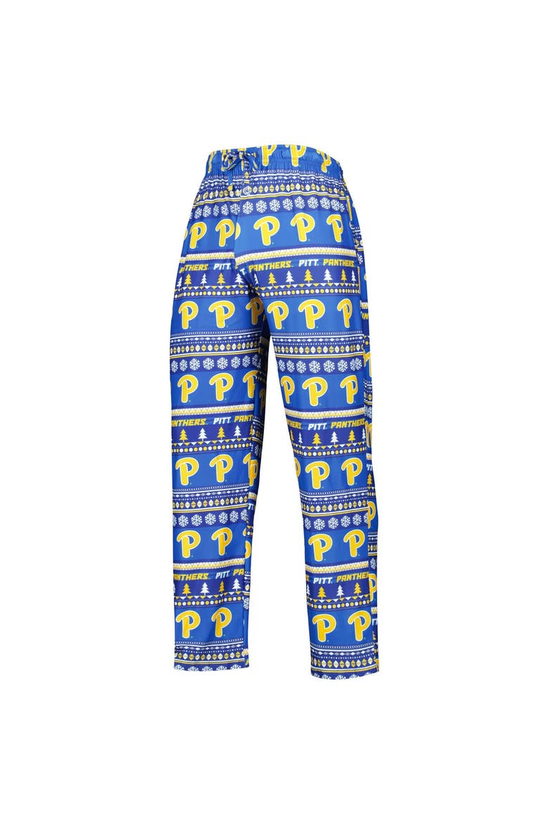 Men's Concepts Sport Royal Pitt Panthers Swivel Long Sleeve T-Shirt & Pants Sleep Set, Alternate, color, Royal