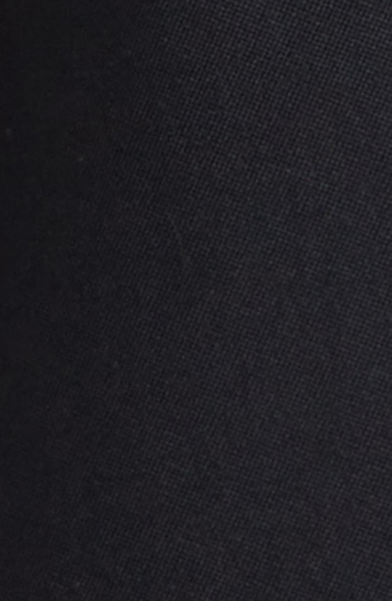 Balmain Pinstripe Wool Tuxedo Jacket, Alternate, color, 0Pa Black