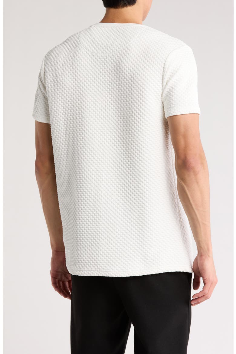 Textured T-Shirt, Alternate, color, WHITE