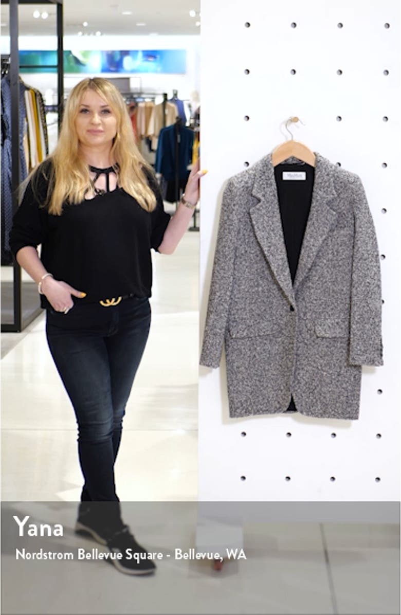 Matassa Wool Blend Tweed Coat, sales video thumbnail