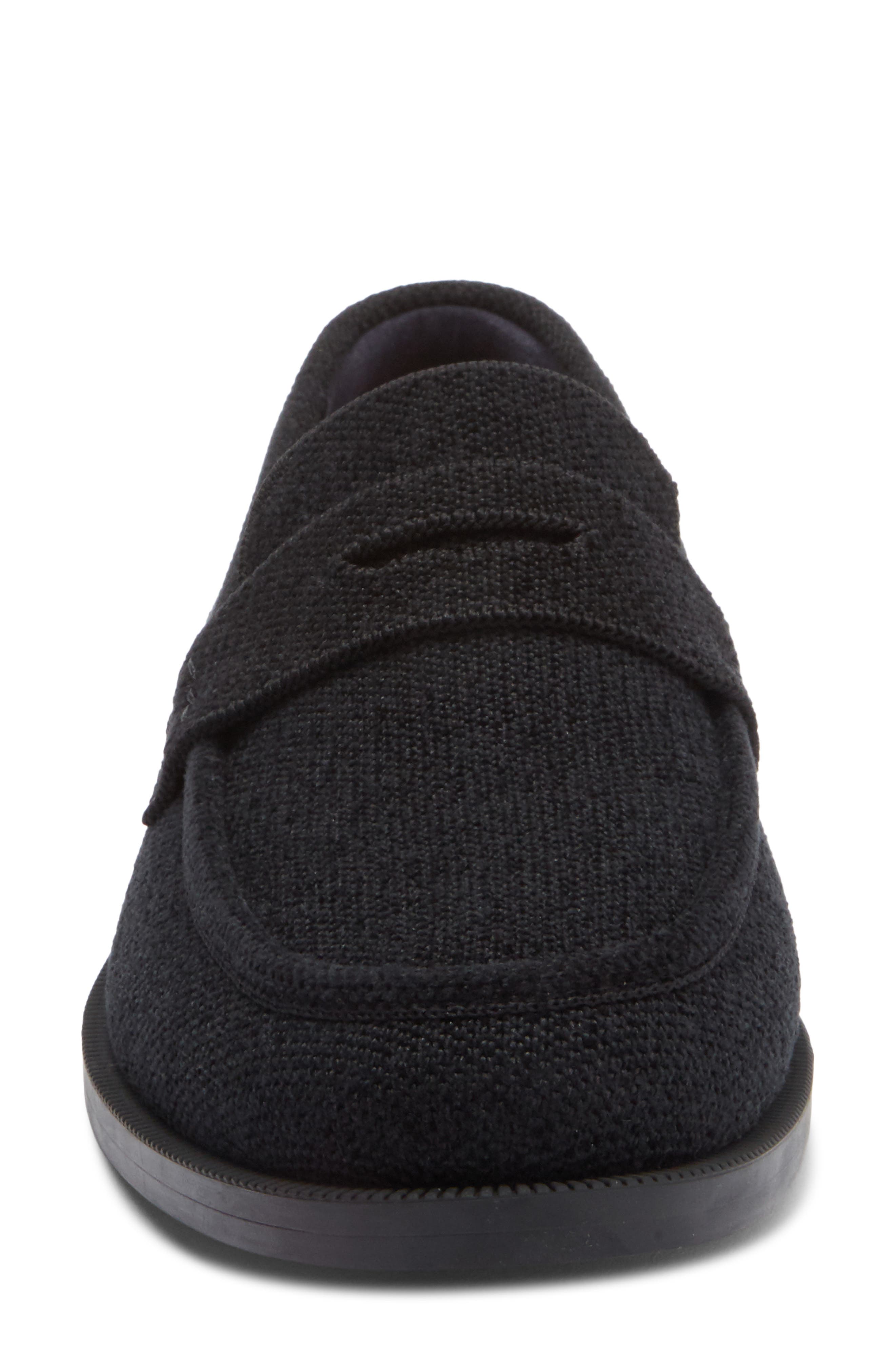 Rothy's The ReVelvet<sup>™</sup> Penny Loafer, Alternate, color, Revelvet Black