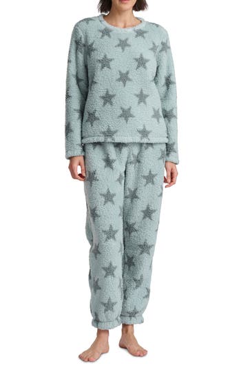Splendid Plush Pullover & Joggers Set In Blue
