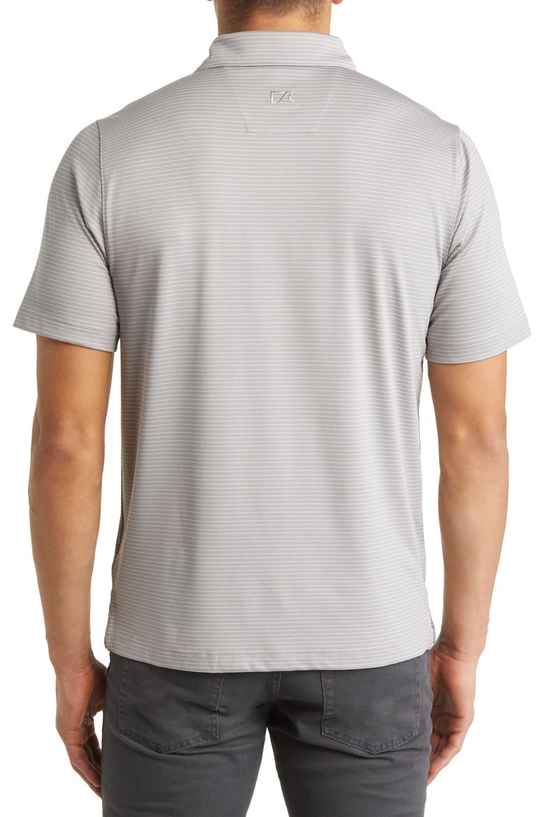 Forge DryTec Pencil Stripe Performance Polo, Alternate, color, POLISHED
