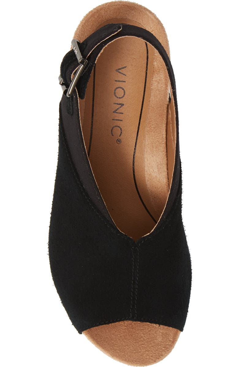 VIONIC WITH ORTHAHEEL Vionic Trixie Slingback Wedge, Alternate, color,
