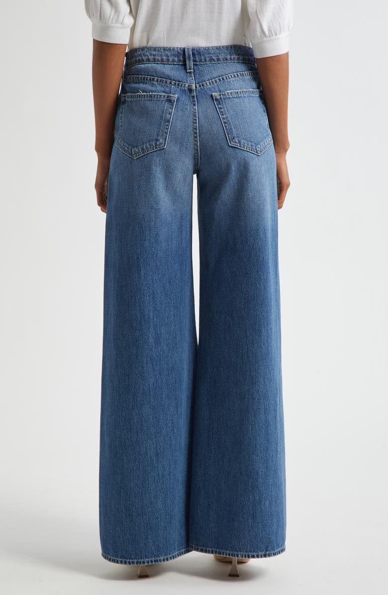 L'AGENCE Beau High Waist Wide Leg Jeans, Alternate, color, Ortega