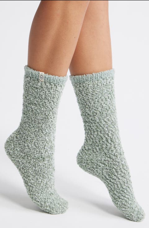 Chenille Crew Socks