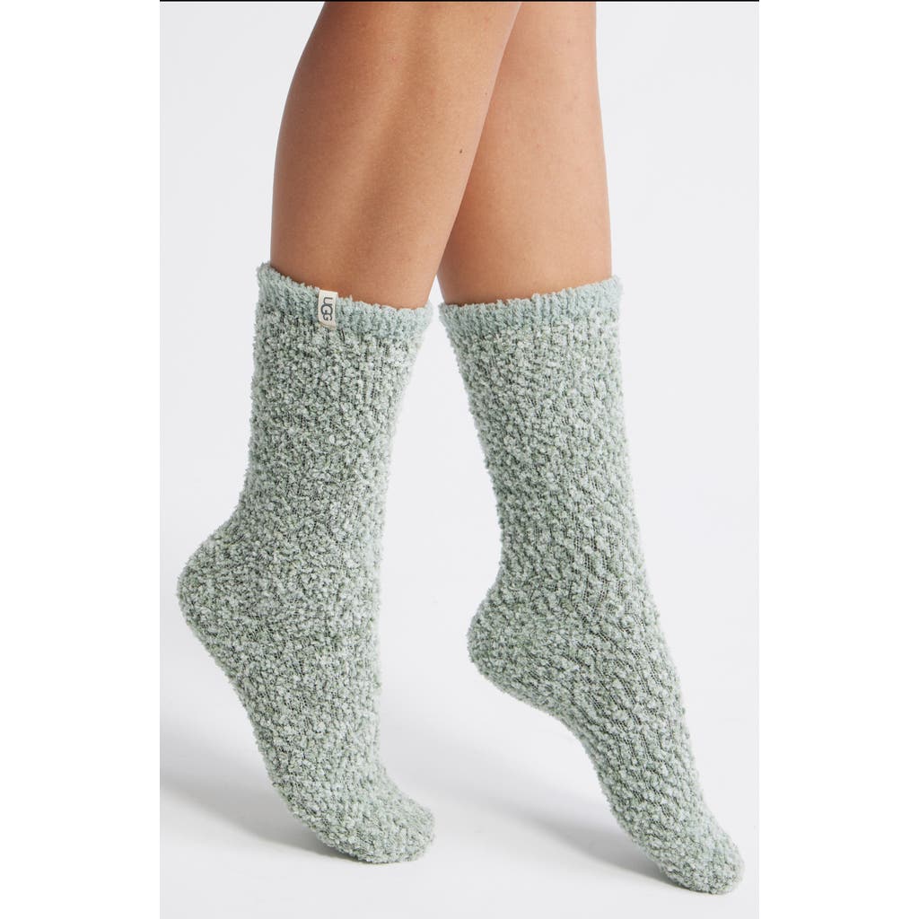 Ugg(r) Chenille Crew Socks In Green