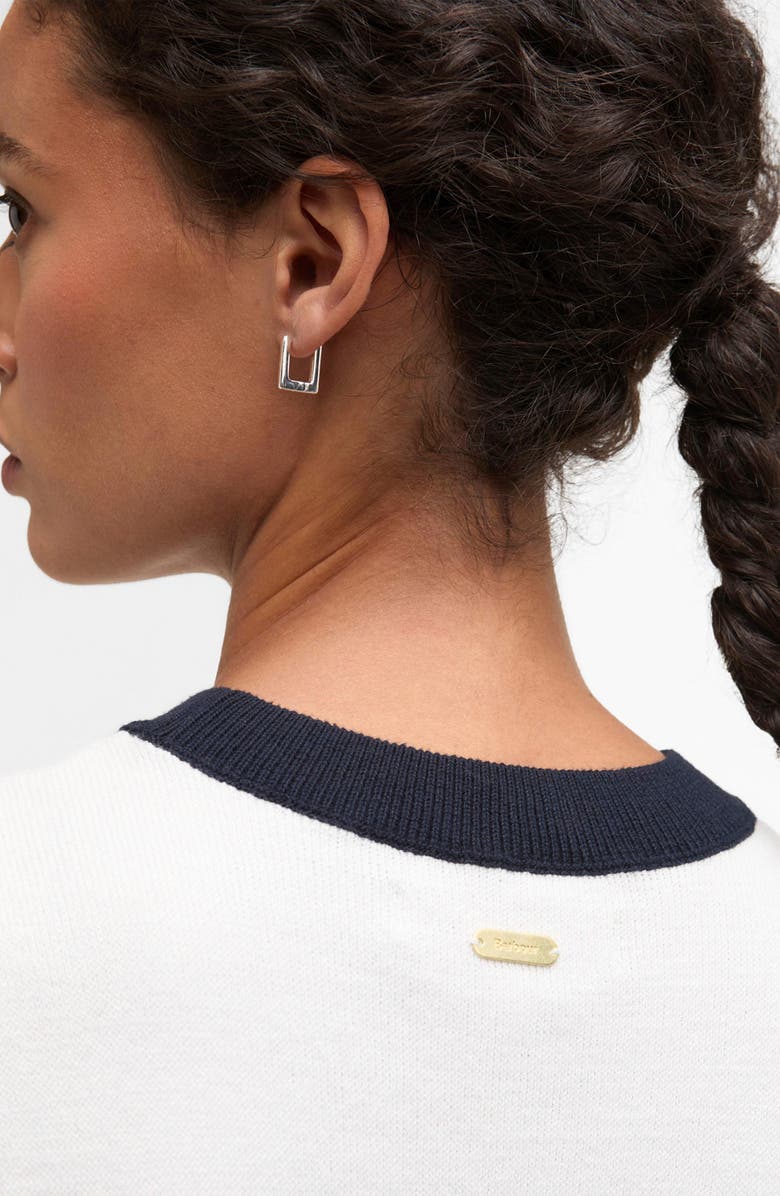 Barbour Salthill Contrast Trim Tank, Alternate, color, Cloud/ Navy