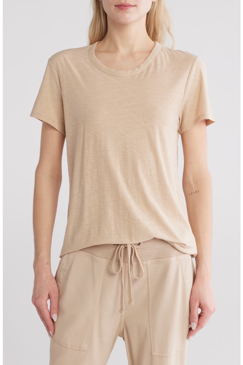 Crewneck Tee, Main, color, SAND DUNE