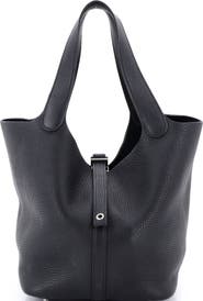 Pre-Owned Hermes Picotin Lock Bag Clemence MM