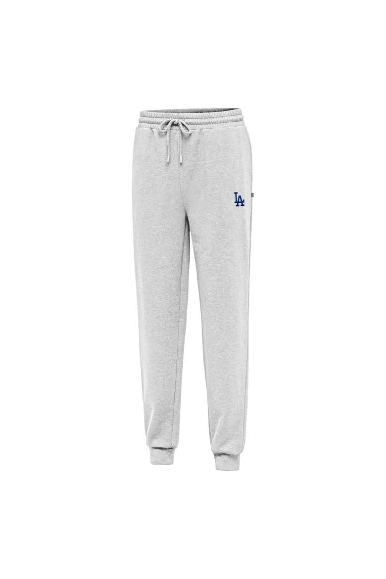 Men's Antigua Heather Gray Los Angeles Dodgers Idol Jogger Pants, Alternate, color, Heather Gray