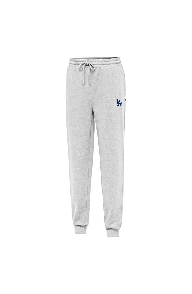 ANTIGUA Men's Antigua Heather Gray Los Angeles Dodgers Idol Jogger Pants, Alternate, color, Heather Gray