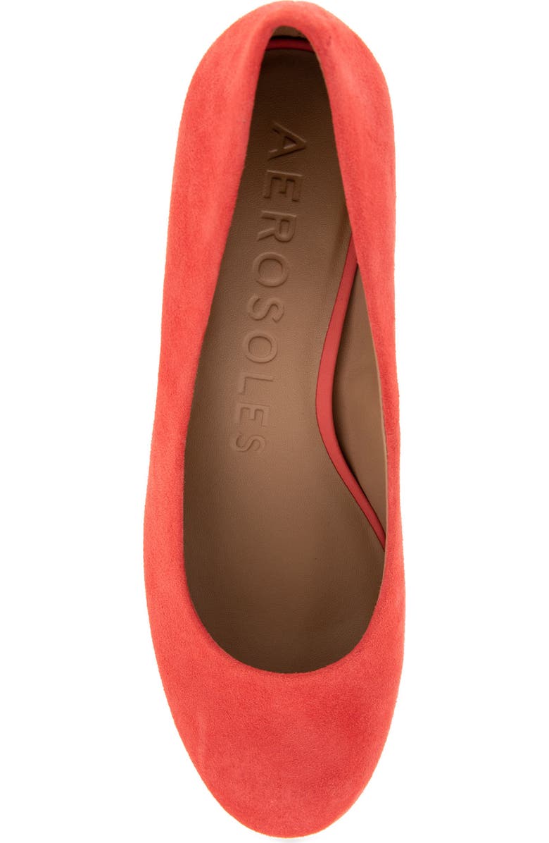Aerosoles Ebel Block Heel Pump - Wide Width Available, Alternate, color, Coral Suede
