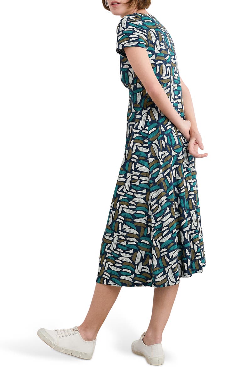 Seasalt Cornwall Chapelle Print Maxi Dress, Alternate, color, Harbour Hulls Maritime