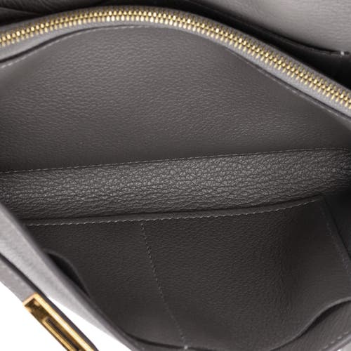 Pre-owned Hermes  Hermes Kelly To Go Wallet Evercolor In Brown