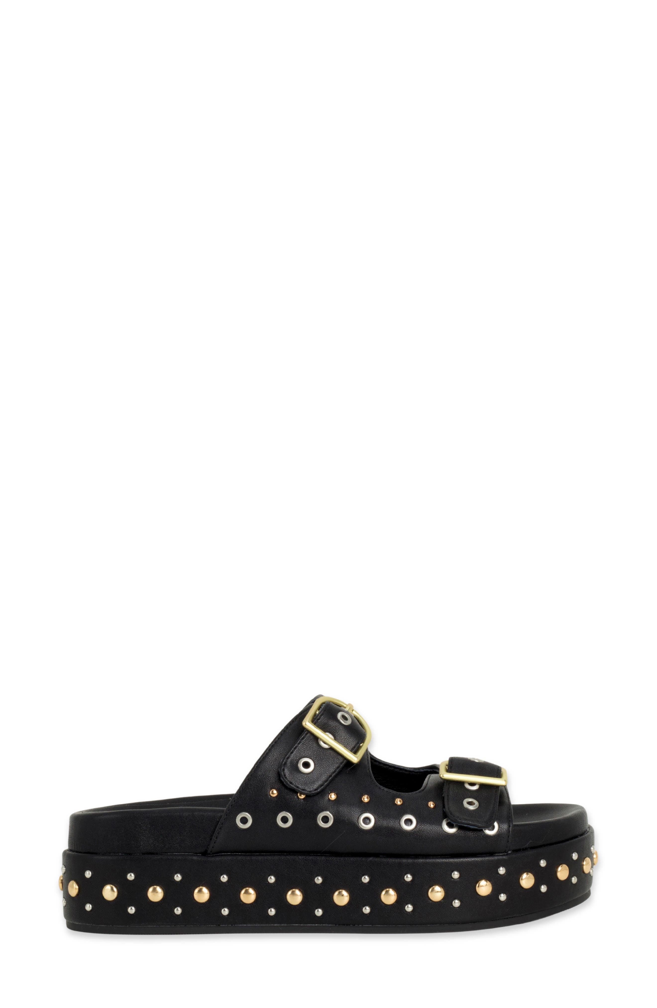 SHUSHOP Irene Platform Slide Sandal, Alternate, color, 