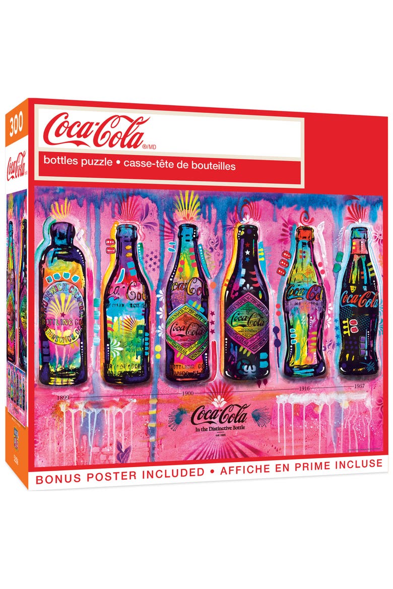 Coca-Cola Bottles 300 Piece Puzzle, Main, color, Multicolor