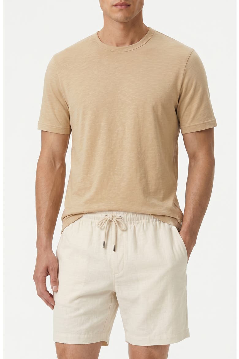 Slub Knit T-Shirt, Main, color, SAND