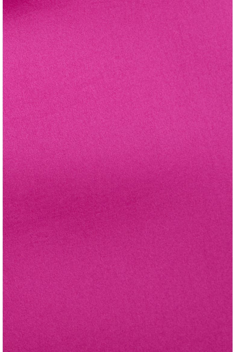 Pleated One-Shoulder Sheath Dress, Alternate, color, MAGENTA