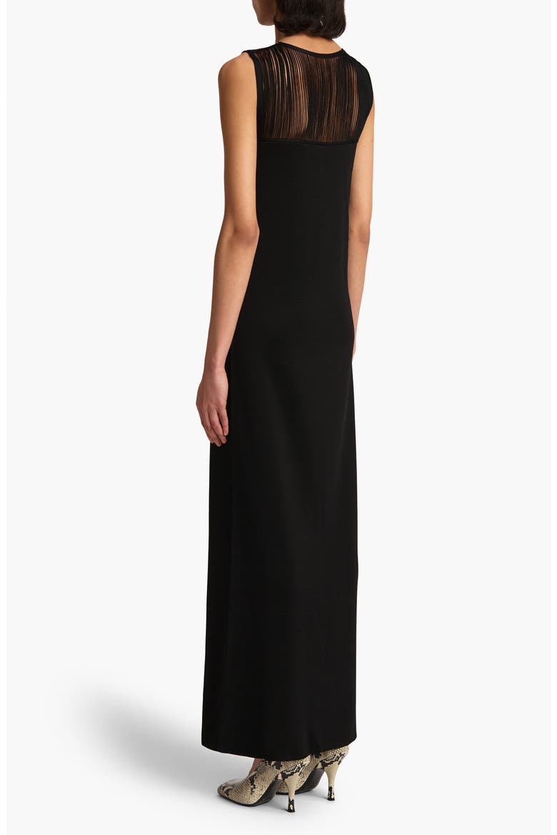 Ruslan Knit Column Dress, Alternate, color, BLACK