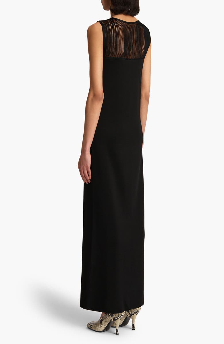 Khaite Ruslan Knit Column Dress, Alternate, color, Black