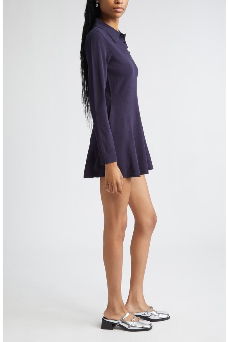 Chupa Long Sleeve Polo Sweater Dress, Alternate, color, NAVY