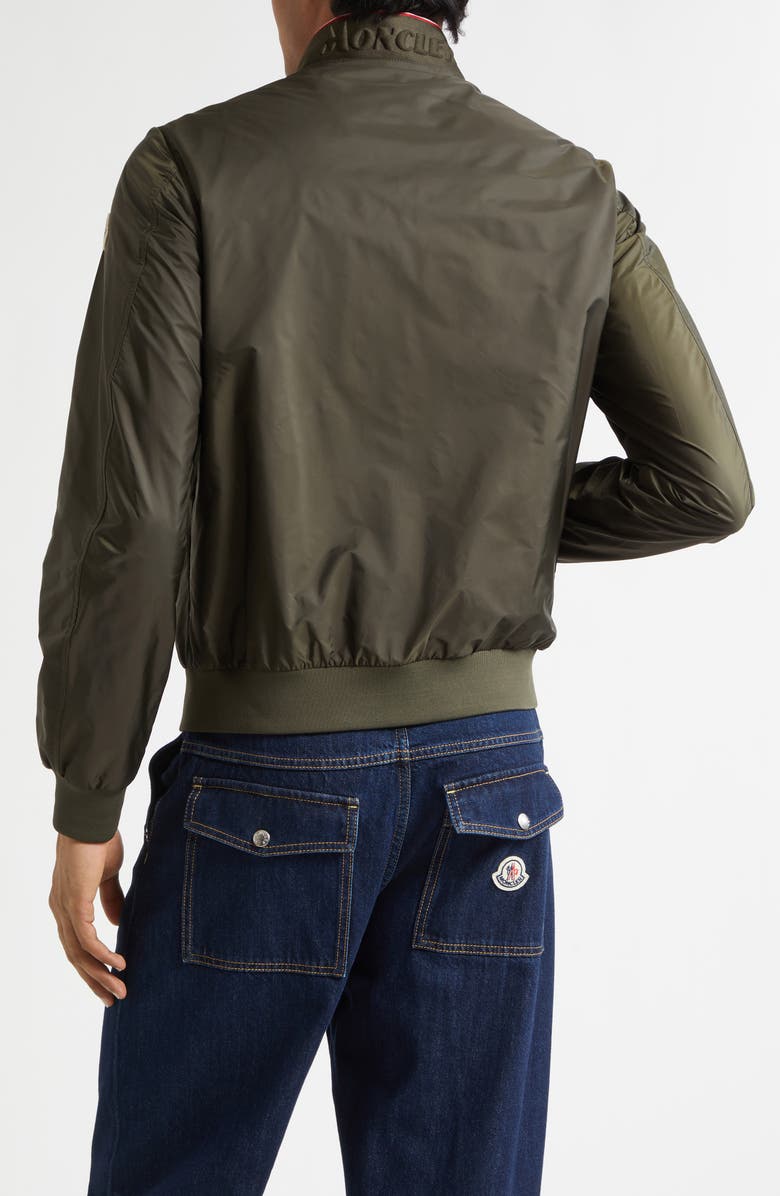 Moncler Reppe Water Repellent Rain Jacket, Alternate, color, Deep Military Green