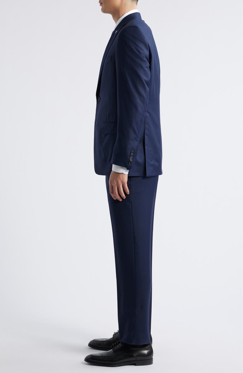 Heritage Gold Honeyway Classic Fit Super 150s Navy Wool Suit, Alternate, color, Navy