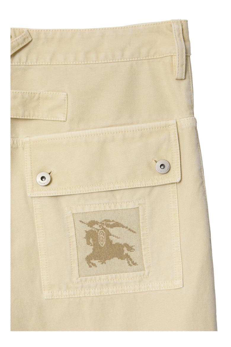 Cotton Canvas Workwear Trousers, Alternate, color, Tundra white