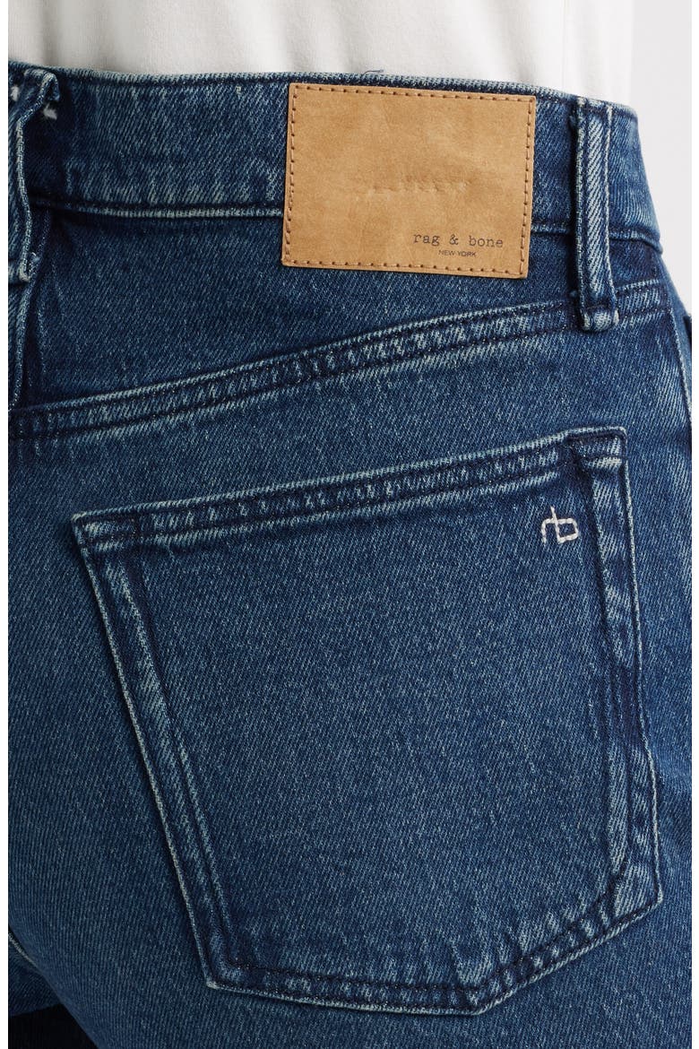 Harlow Mid Rise Straight Leg Jeans, Alternate, color, TEO