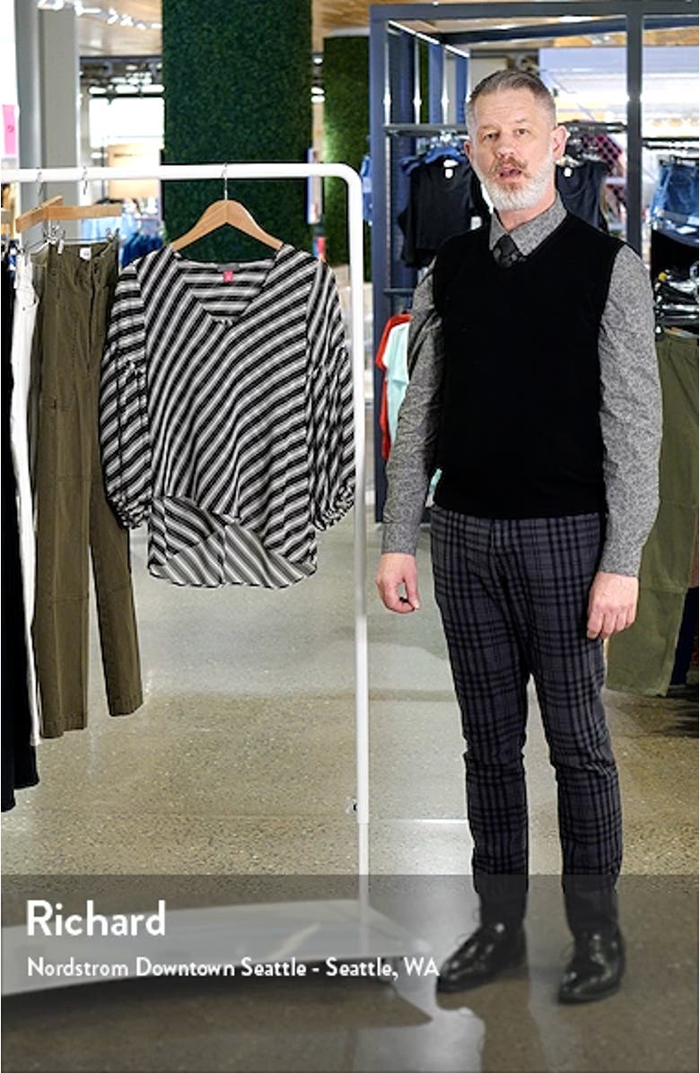 Amalfi Stripe Crossover Blouse, sales video thumbnail