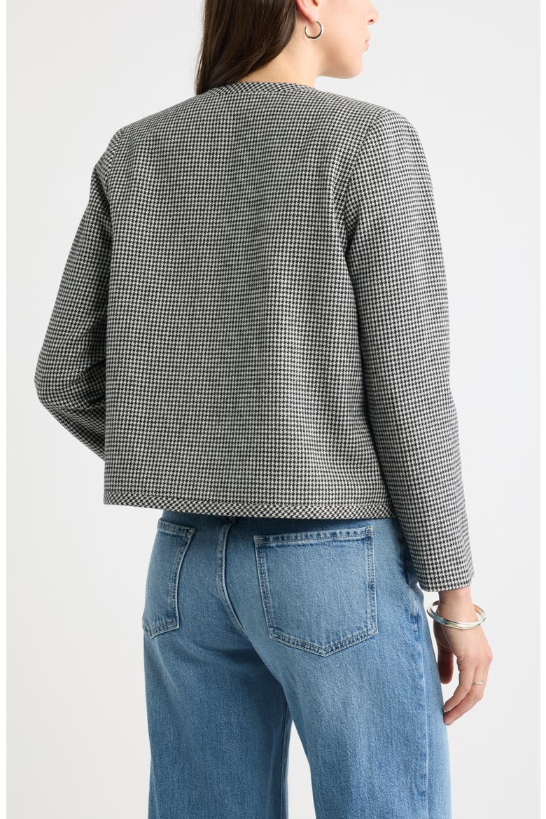 Houndstooth Lady Jacket, Alternate, color, BLACK- IVORY HOUNDSTOOTH