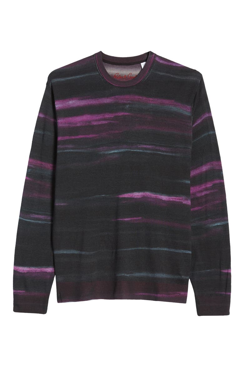 Men's Vividstroke Crewneck Wool Sweater, Alternate, color, MULTI