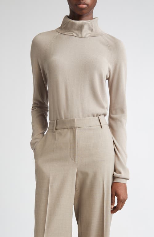 Lafayette 148 New York Raglan Sleeve Turtleneck Sweater In Neutral