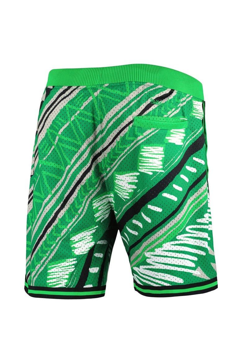 Men's Mitchell & Ness Green Austin FC Tribal Fashion Shorts, Alternate, color, Green