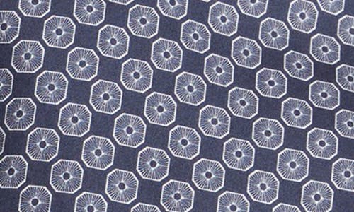 Ted Baker Sef Slim Fit Print Cotton Button-up Shirt In Blue