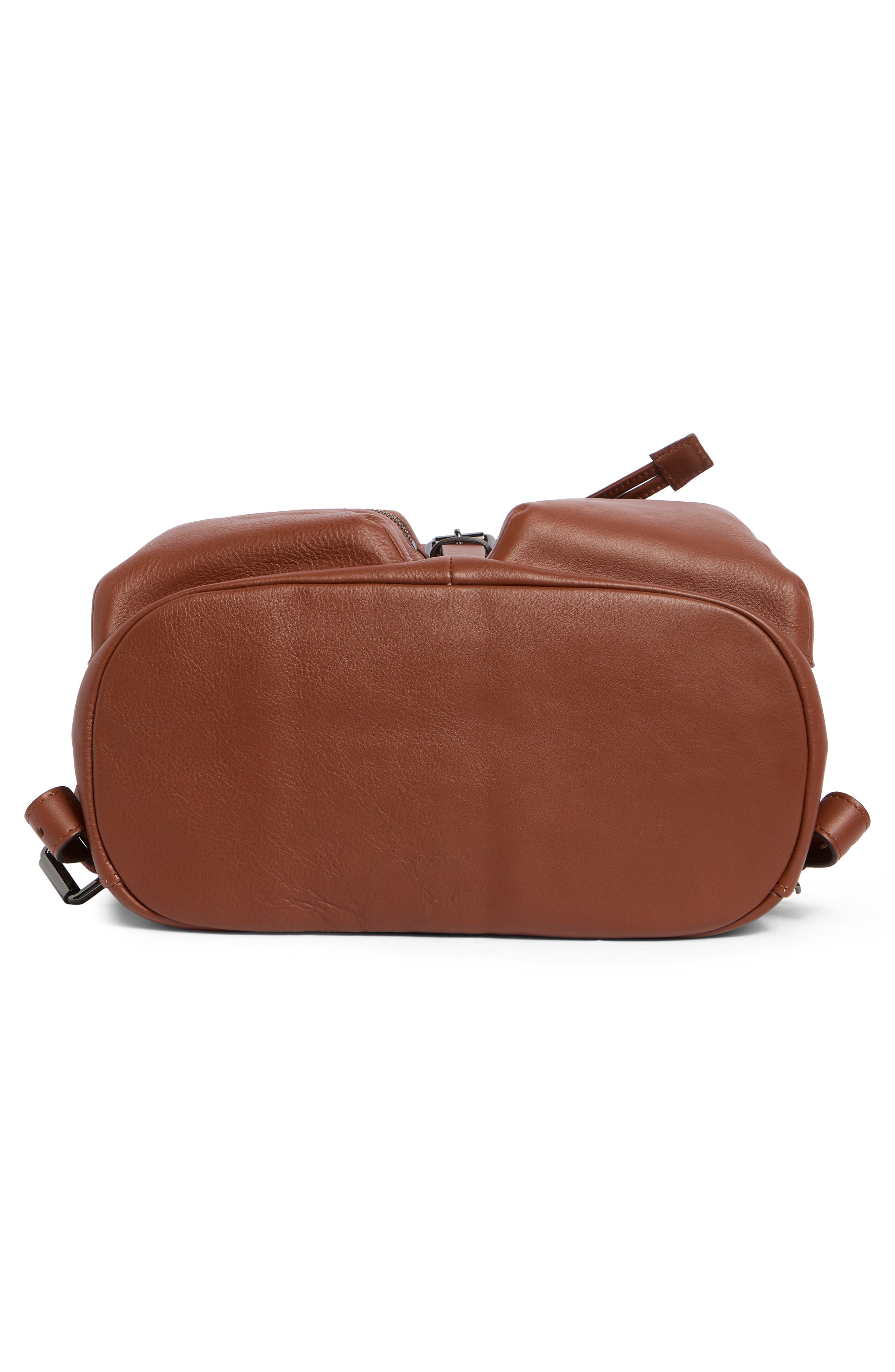 LC3D Large Leather Backpack, Alternate, color, COGNAC
