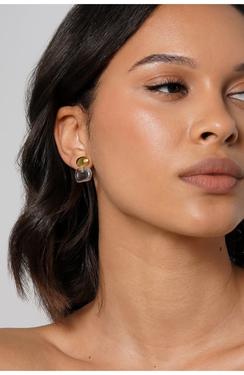 Zynnia Collective Pebble Stack Studs, Alternate, color, Gold