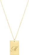 Set & Stones Stella Initial Necklace