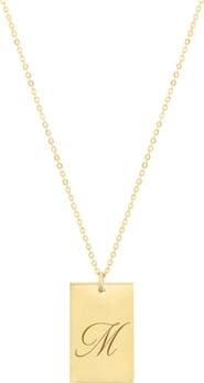 Set & Stones Stella Initial Necklace