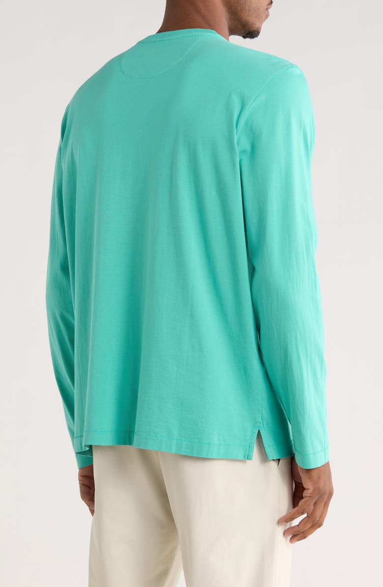 Tommy Bahama Bali Skyline Long Sleeve V-Neck T-Shirt, Alternate, color, Kohala Tea