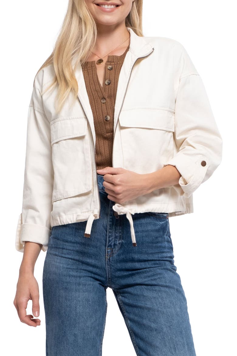 Oversized Utility Jacket, Main, color, IVORY